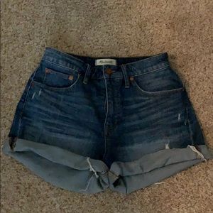 Madewell Denim High Rise Shorts